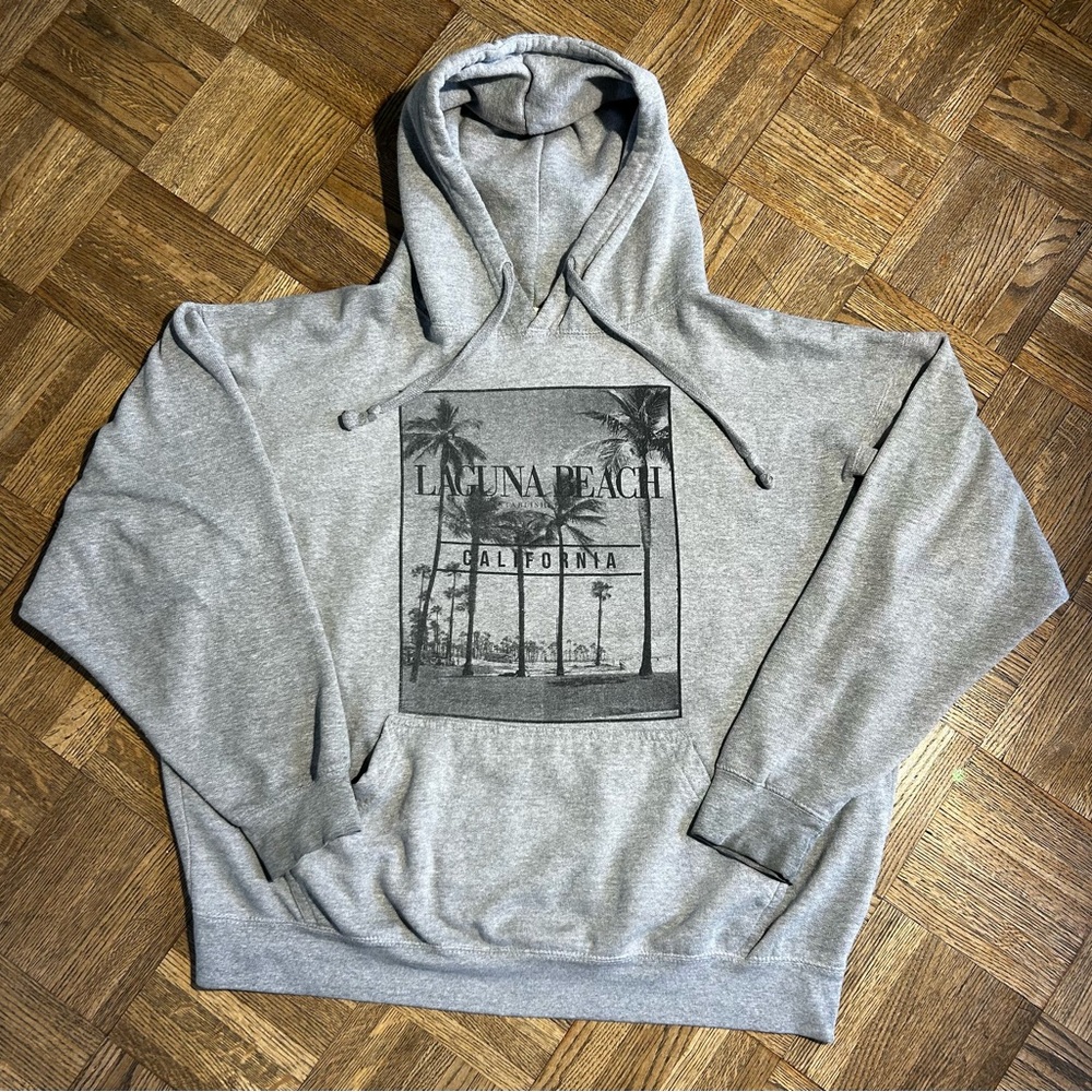 Laguna Beach California Gray Hoodie